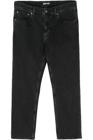 Roberto Cavalli Schmale Cropped-Jeans