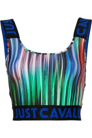 Roberto Cavalli Cropped-Top mit Print