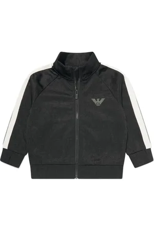 Emporio Armani Jerseyjacke aus Logo-Jacquard