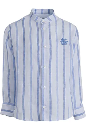Etro Gestreiftes Hemd aus Leinen