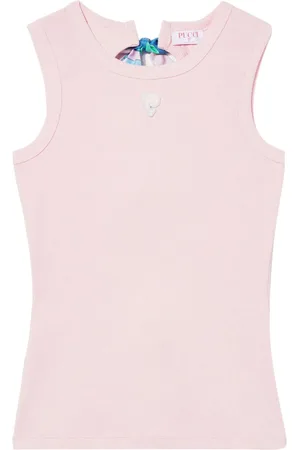 Puccini Tanktop mit Iride-Borte