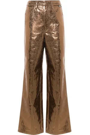 ROTATE Gerade High-Waist-Hose