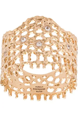 Aurélie Bidermann 18kt Gelbgoldring mit Diamanten