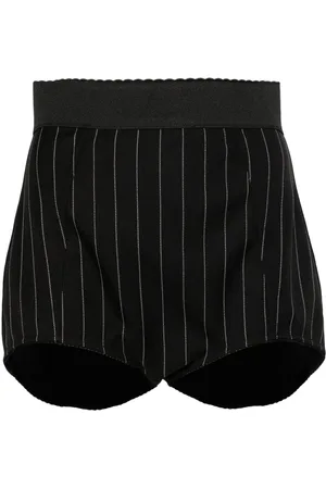 Dolce & Gabbana High-Waist-Shorts mit Nadelstreifen
