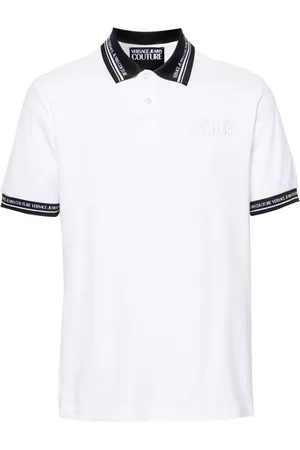 VERSACE Poloshirt mit Logo-Stickerei