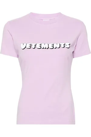Vetements T-Shirt mit Logo-Print