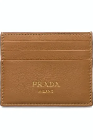 Prada Kartenetui mit Logo-Stempel