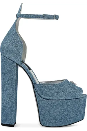 Philipp Plein Sandalen mit Glitter 120mm