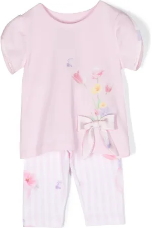 Lapin House Hosen-Set mit Blumen-Print