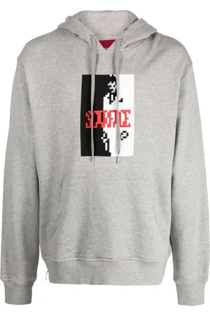 MOSTLY HEARD RARELY SEEN Hoodie mit Say Hello to My Little Friend-Print