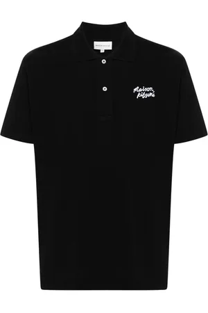 Maison Kitsuné Handwriting Poloshirt mit Logo-Stickerei