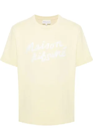 Maison Kitsuné T-Shirt mit Handwriting-Print