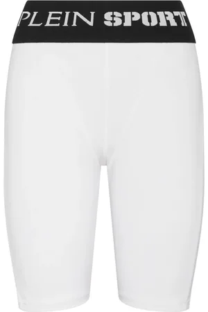 Philipp Plein Radlerhose mit Logo-Bund