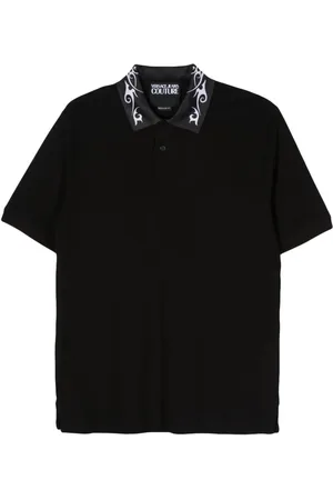 VERSACE Poloshirt mit Logo-Print