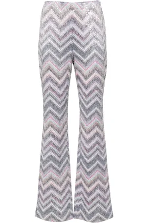 Missoni Ausgestellte Hose mit Zickzackmuster