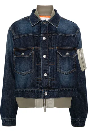 SACAI Jeansjacke im Layering-Look