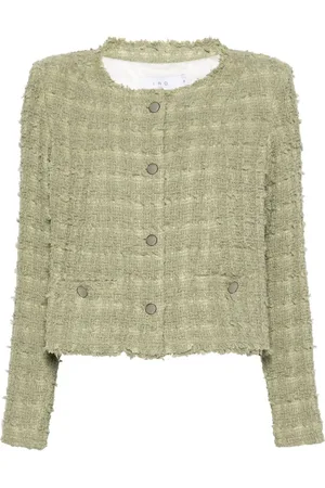 IRO Einreihige Bouclé-Jacke