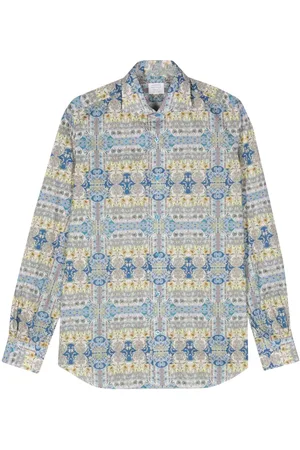 MAZZARELLI Hemd mit Blumen-Print