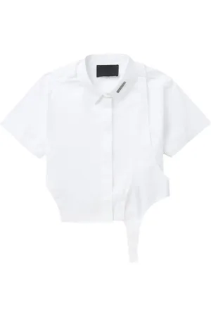 HELIOT EMIL Cropped-Hemd im Layering-Look