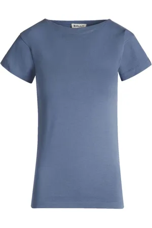 Bally T-Shirt mit Logo-Schild