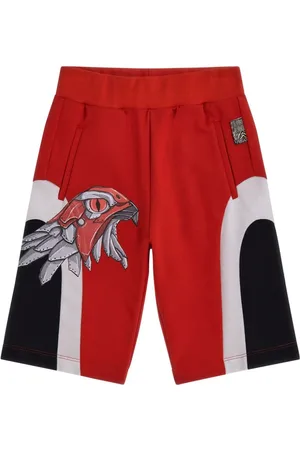 Roberto Cavalli Shorts mit Adler-Print