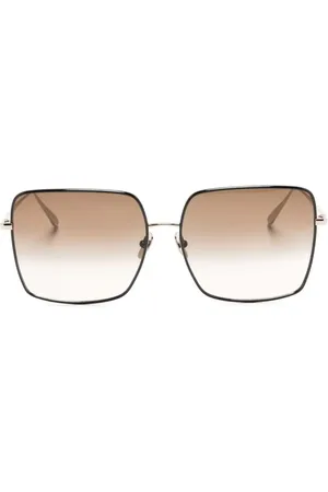 Linda Farrow Hina Sonnenbrille mit eckigem Gestell