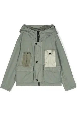 C.P. Company Reißverschluss-Jacke mit Goggle-Detail