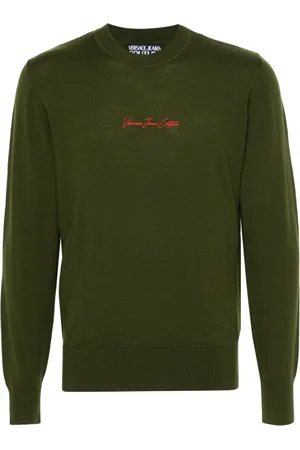 VERSACE Pullover mit Logo-Stickerei
