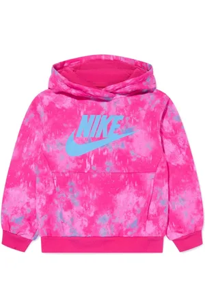 Nike Jersey-Hoodie mit Batik-Print