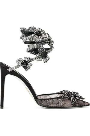 RENE CAOVILLA Floriane Pumps mit Spitze 105mm
