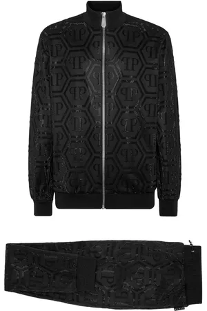 Philipp Plein Jogginganzug mit Monogrammmuster