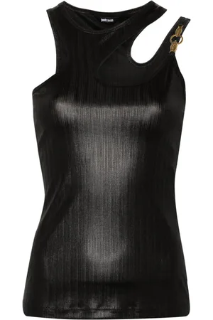 Roberto Cavalli Geripptes Oberteil