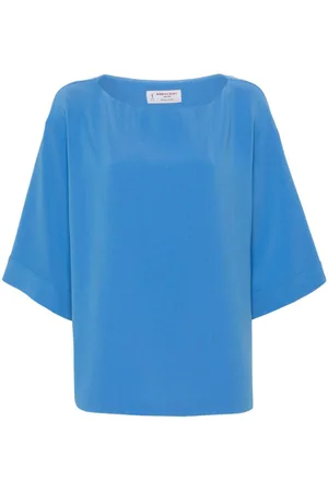 ALBERTO BIANI Bluse mit U-Boot-Ausschnitt