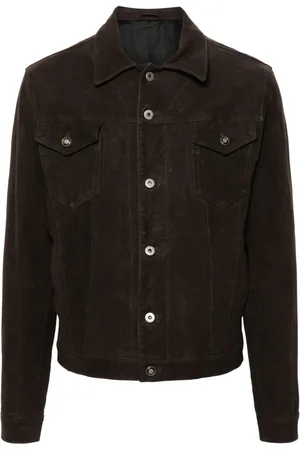 ERALDO Lederjacke mit Design-Knöpfen