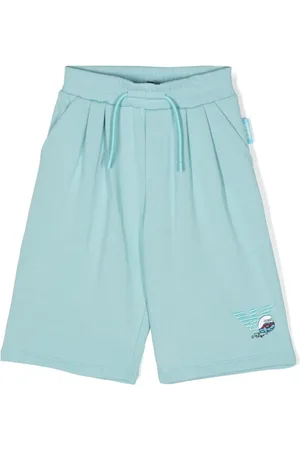 Emporio Armani X Smurfs Shorts aus Baumwolle