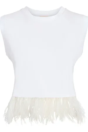 Cinq A Sept Tanktop mit Federnsaum