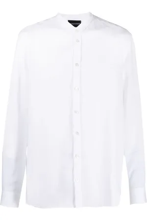 Emporio Armani Hemd aus Leinen-Chambray