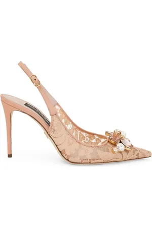 Dolce & Gabbana Rainbow Lace Slingback-Pumps 90mm