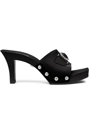 VERSACE Lackleder-Sandalen mit Medusa-Schnalle 60mm
