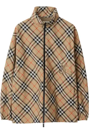 Burberry Twill-Jacke mit Vintage-Check-Print