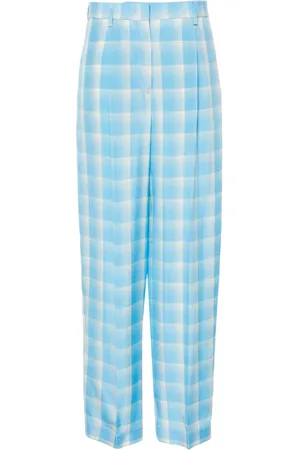Msgm Hose mit Karomuster