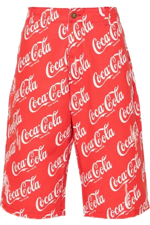 ERL Shorts mit Coca-Cola-Print