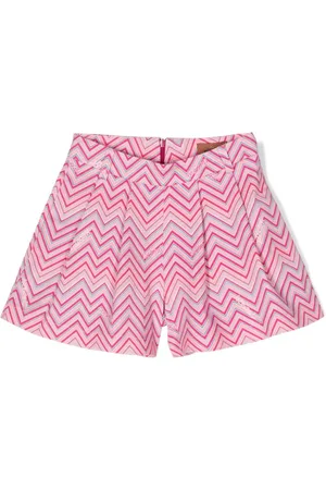 Missoni Bundfaltenshorts mit Zickzackmuster