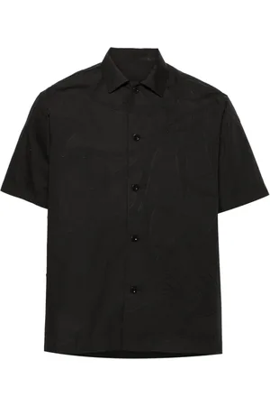 SACAI Popeline-Hemd mit Stickerei