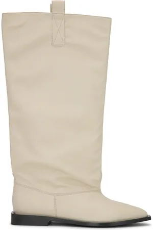 Ganni Kniehohe Stiefel mit lockerem Schnitt