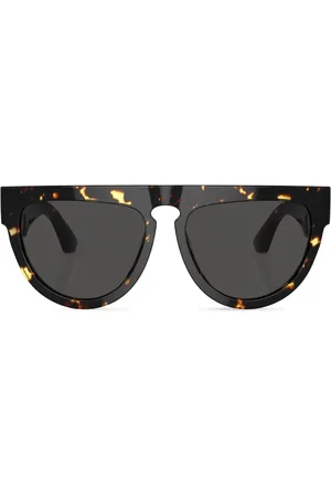 Burberry Runde Sonnenbrille in Schildpattoptik