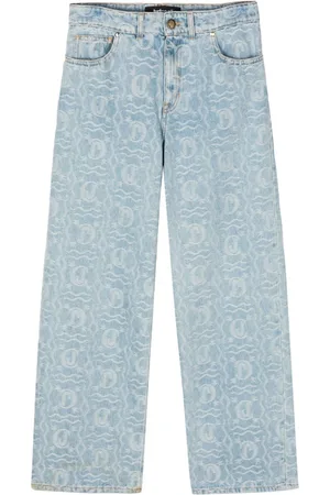 Roberto Cavalli Gerade Jeans mit Jacquardmuster