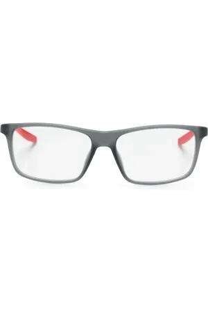 Nike Zweifarbige Brille mit eckigem Gestell