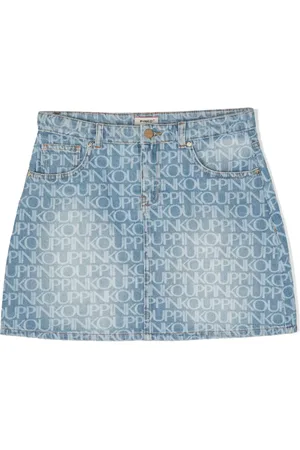 Pinko Jeansrock mit Logo-Print