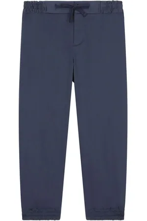Dolce & Gabbana Kordelzug-Hose mit Logo-Schild